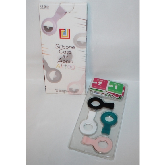 4 Pack Silicone Case Apple Airtags - Picture 14 of 16